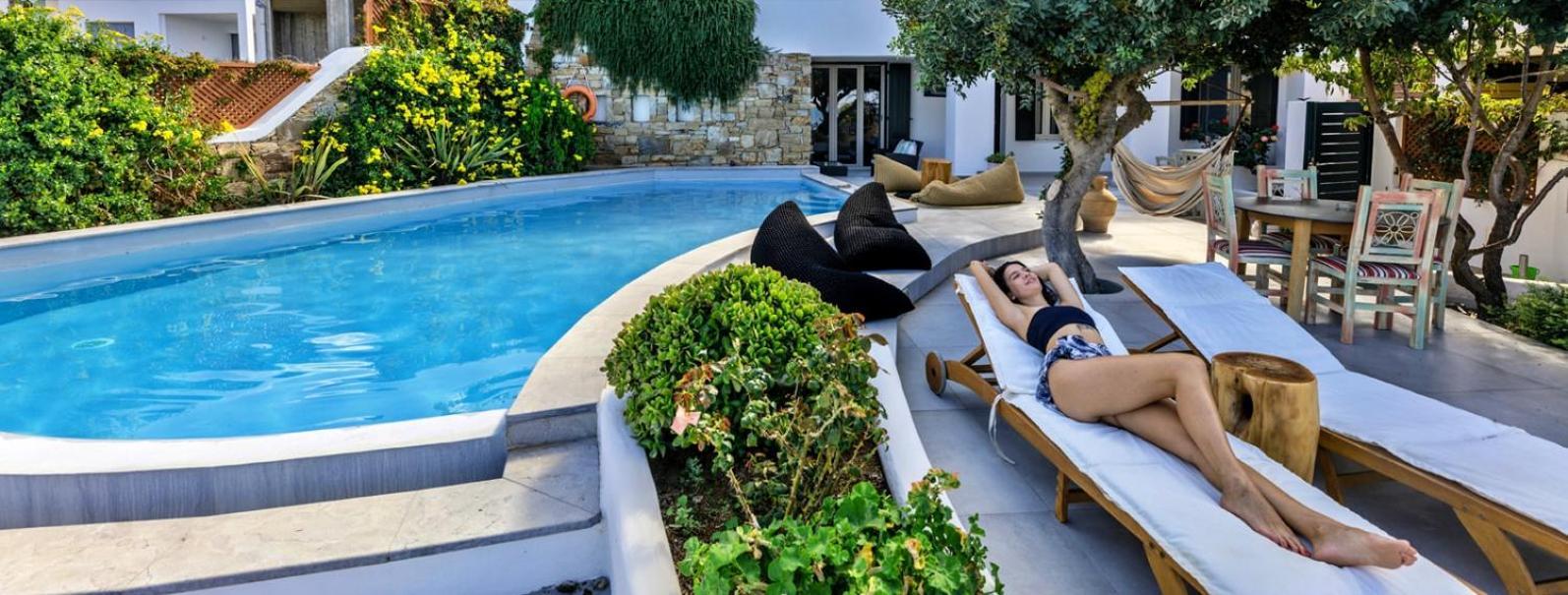 Villa Paradise In Naxos Pláka Rum bild