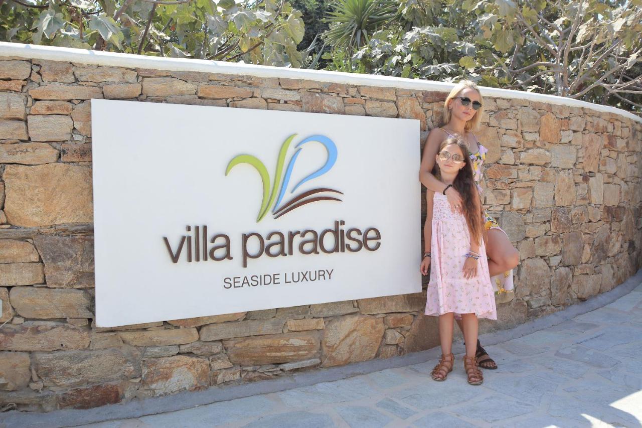 Villa Paradise In Naxos Pláka Exteriör bild
